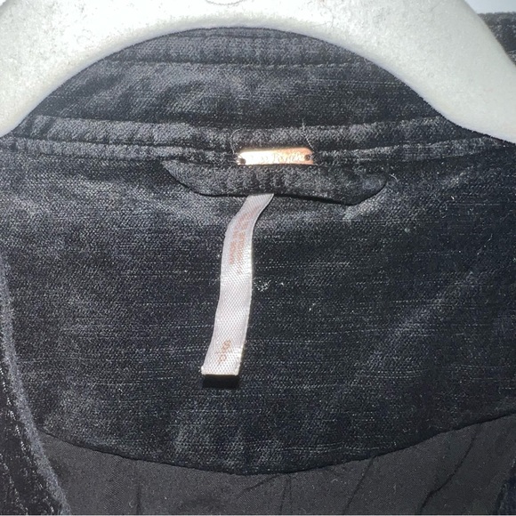 Free People Velvet Lace Moto Jacket - Picture 4 of 7